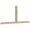 Ekena Millwork Portland Rough Sawn Timber Gable Bracket, Douglas Fir, 108"W x 45"H x 4"D x 4"F, 10/12 Pitch GBW108X45X0404POR00RDF - alternate 3